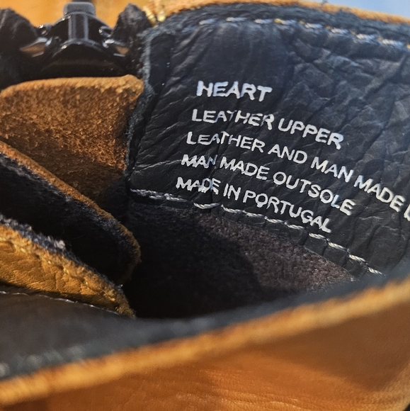 Miz Mooz Heart Combat Boot - Picture 3 of 5